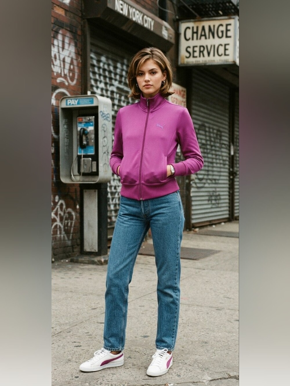 90s Puma Track Jacket Size Med